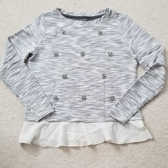 Maison Jules embellished top long sleeves XS - Picture 1 of 7